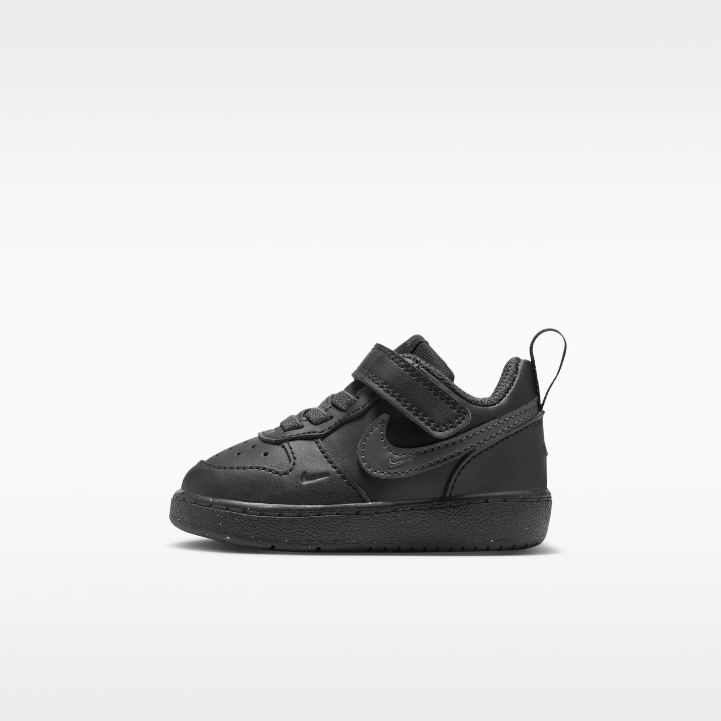 Детские кроссовки Nike Court Borough Low 2 Shoes, цвет: Чёрный / Антрацитовый, вариант 1 — фото 1