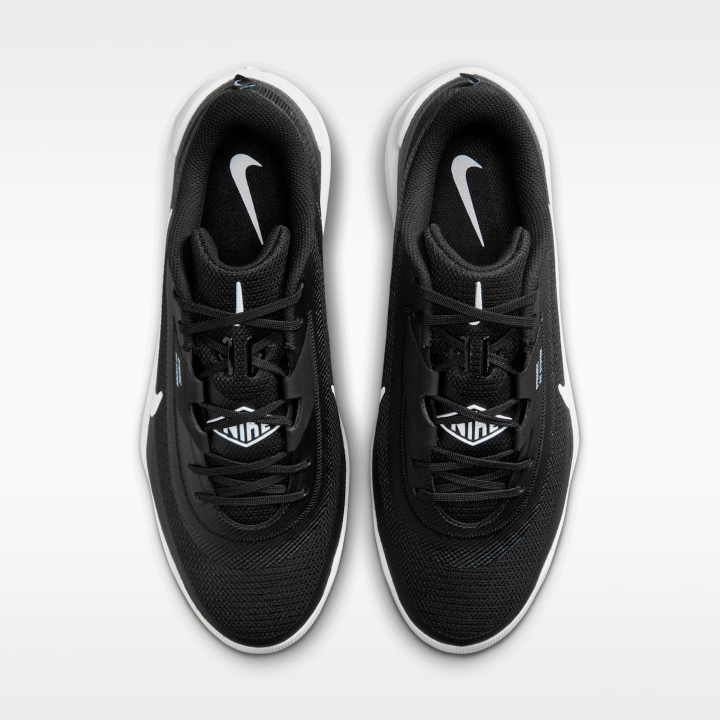 Женские бутсы Nike Diamond Showcase MTL Baseball Cleats, цвет: Чёрный / Белый — фото 4