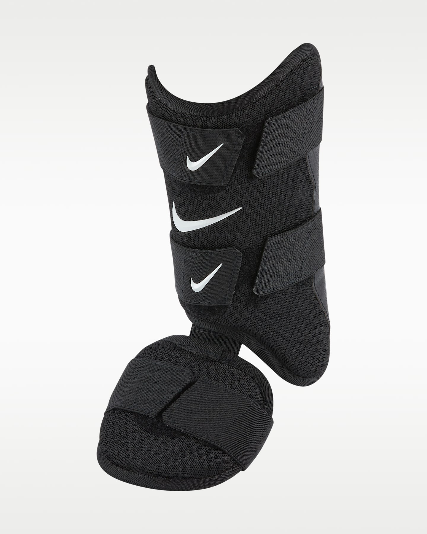 Детская защита ноги бейсбольного бьющего Nike Diamond, для левши, цвет: Чёрный — фото 3