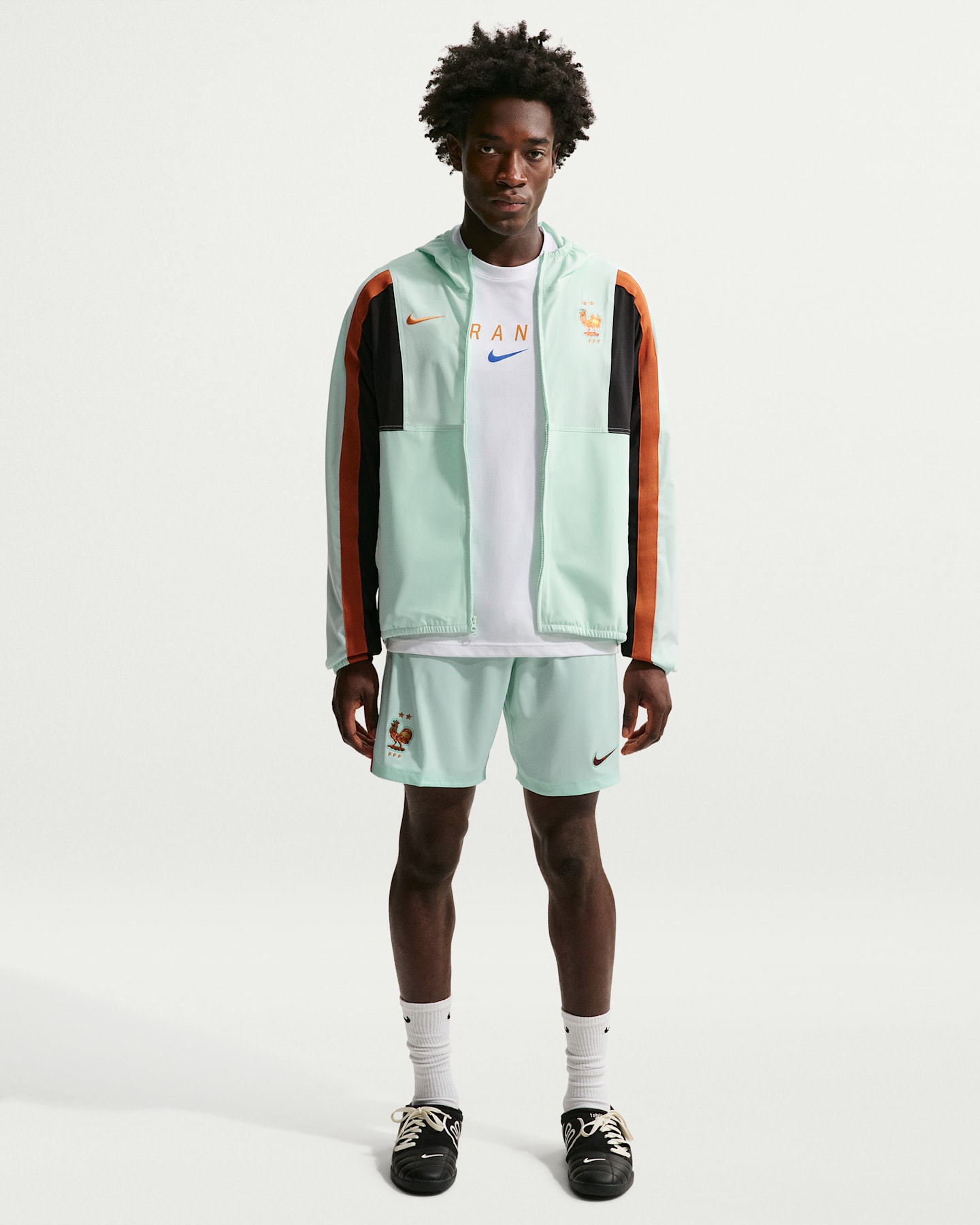 Мужские футбольные шорты Nike FFF 2026 Stadium Away Dri-FIT Replica, цвет: Igloo/Monarch/Monarch — фото 6