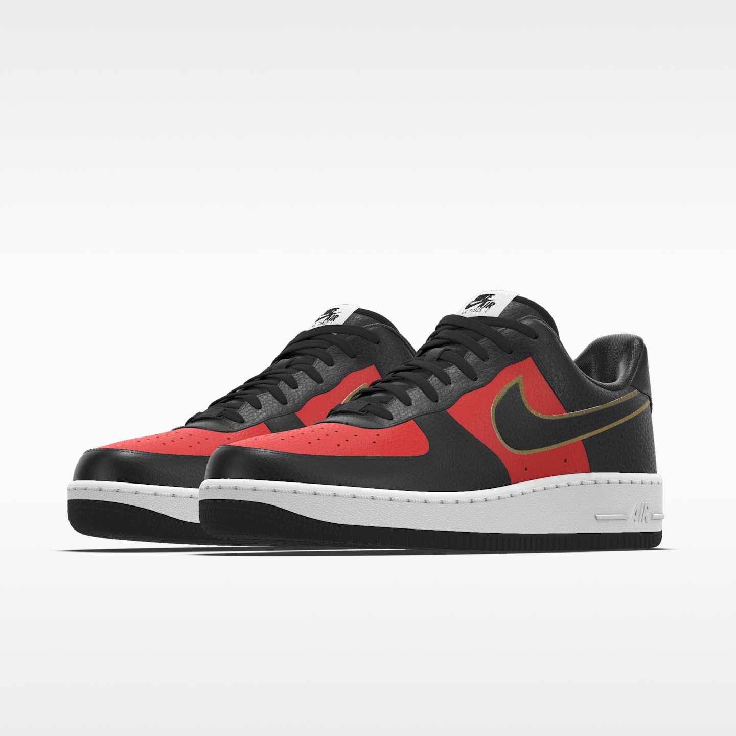 Мужские кроссовки Nike Air Force 1 Low By You Custom, цвет: Разноцветный — фото 2