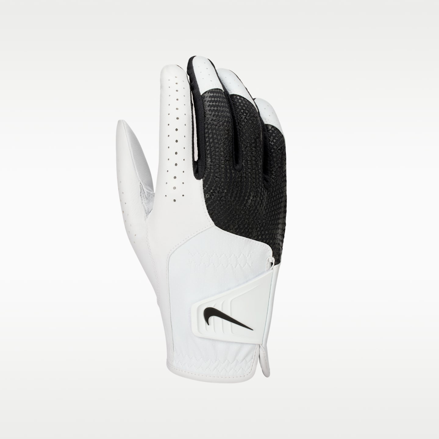 Перчатка для гольфа Nike Tech Extreme 8.0, правая, стандартный размер, цвет: Белый / Чёрный — фото 1