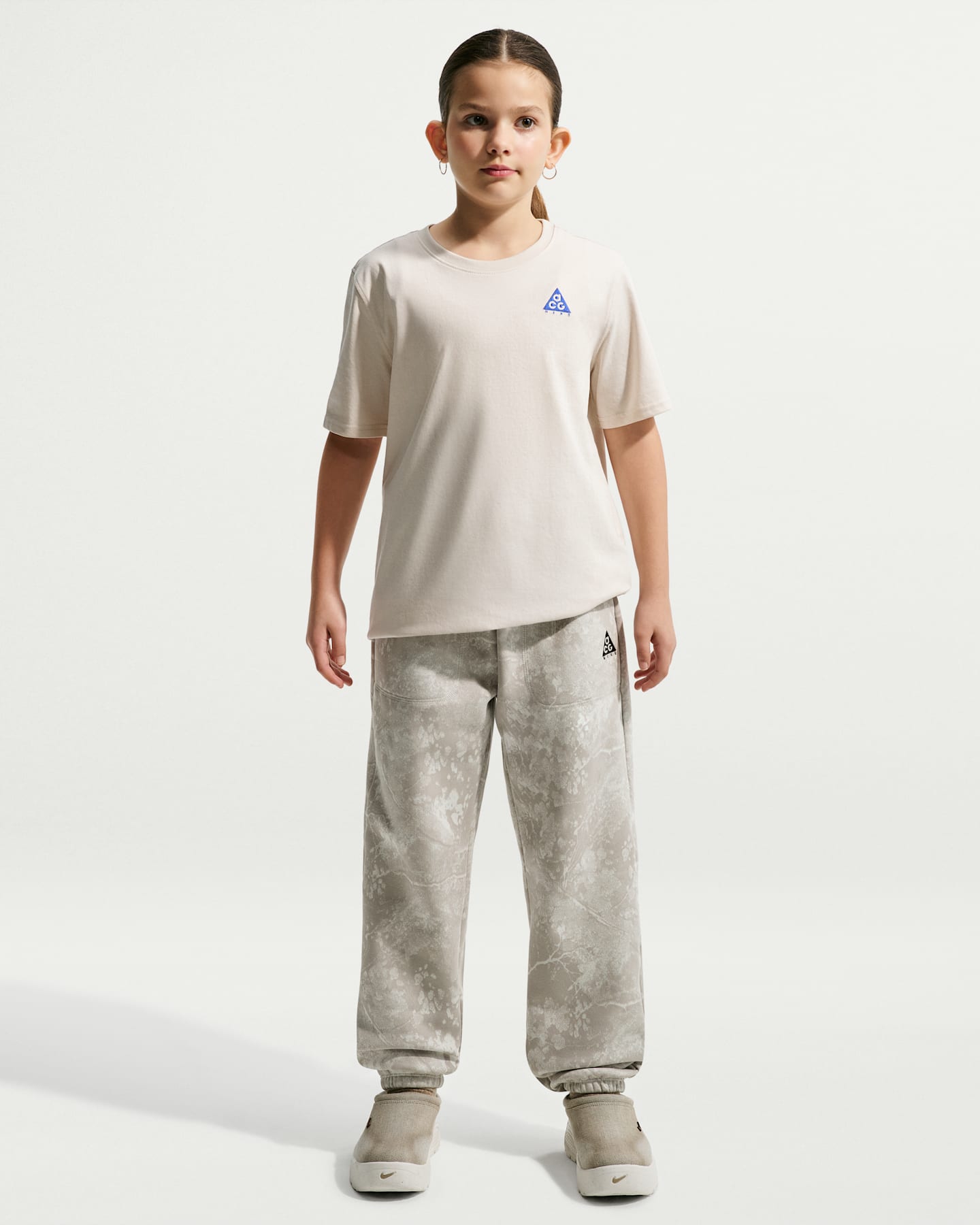 Детские брюки Nike ACG Printed Element Fleece, цвет: Серый — фото 7