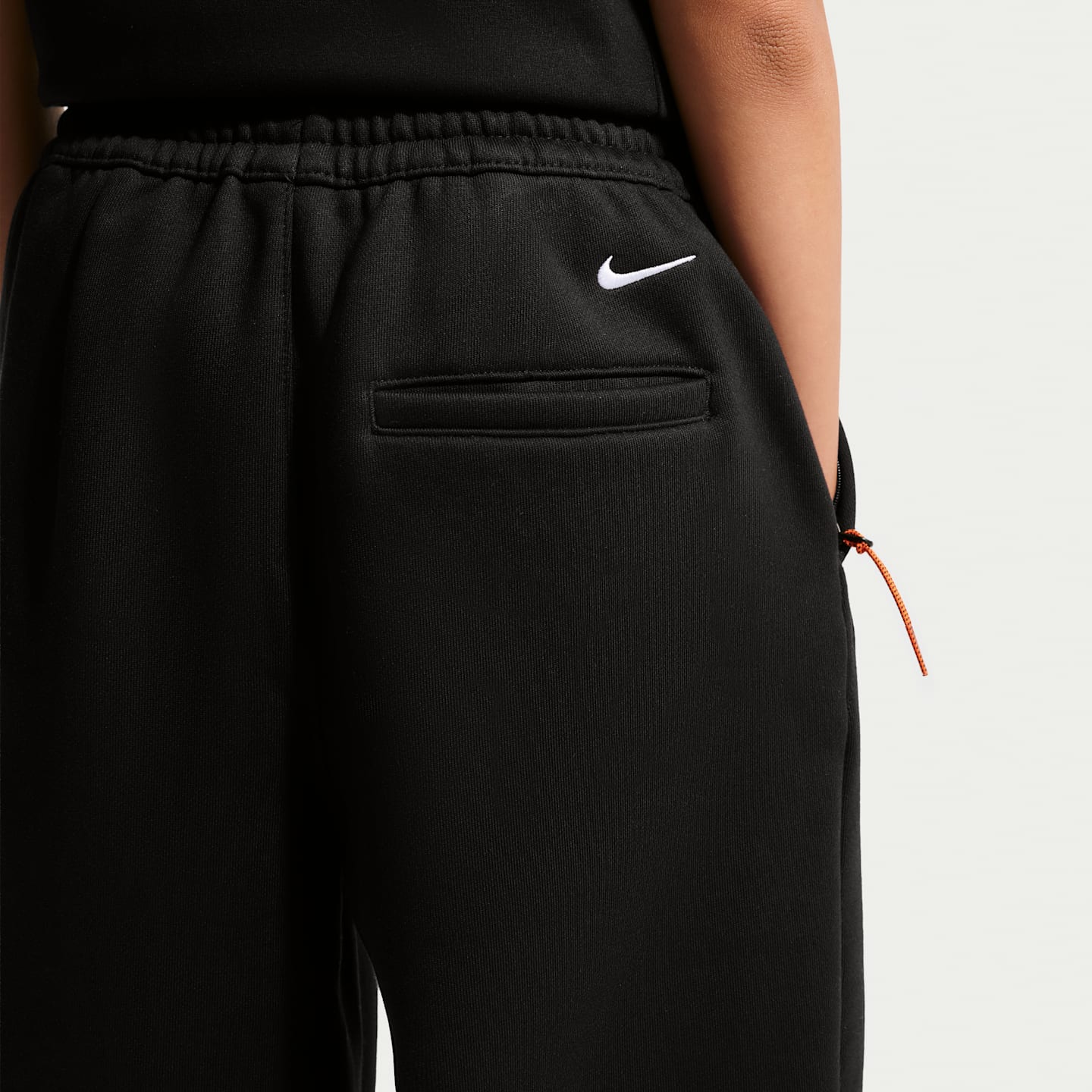 Детские флисовые брюки свободного кроя Nike ACG, цвет: Чёрный — фото 4