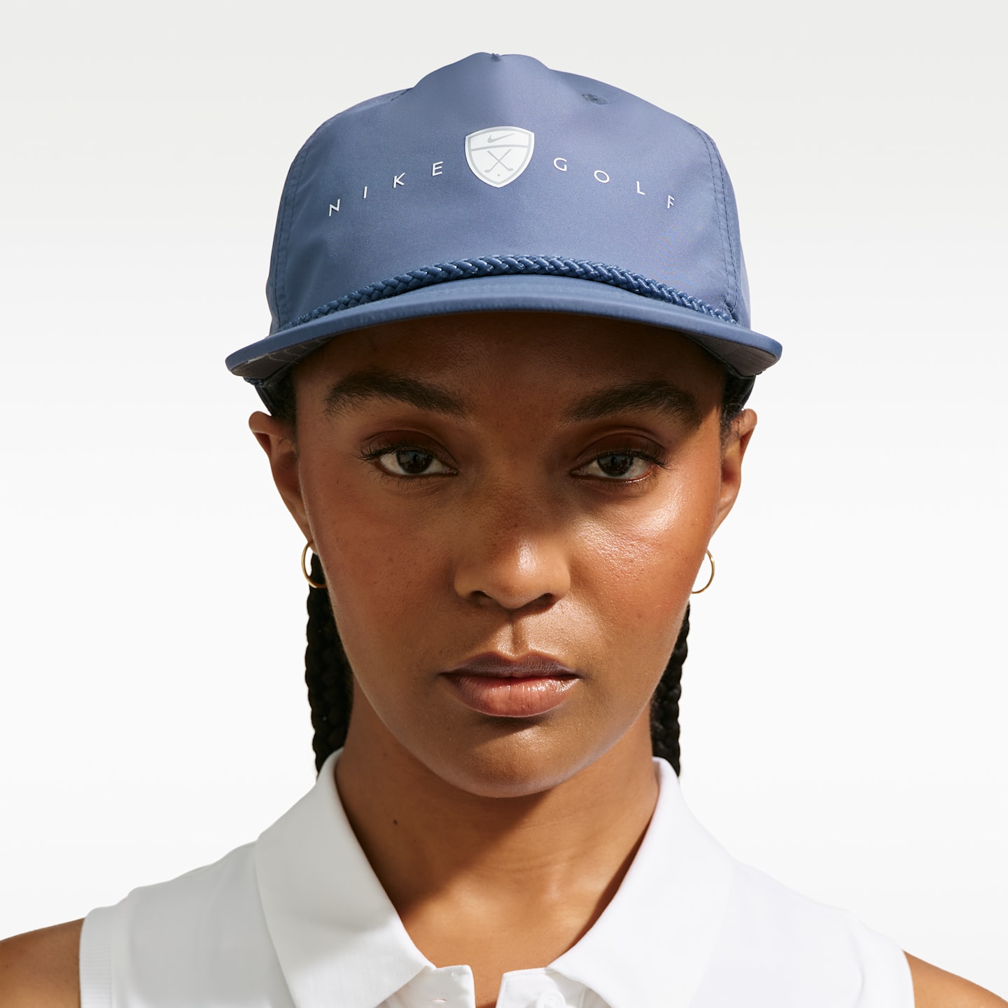 Кепка для гольфа Nike Pro Storm-FIT Structured, цвет: Синий / Антрацитовый — фото 3