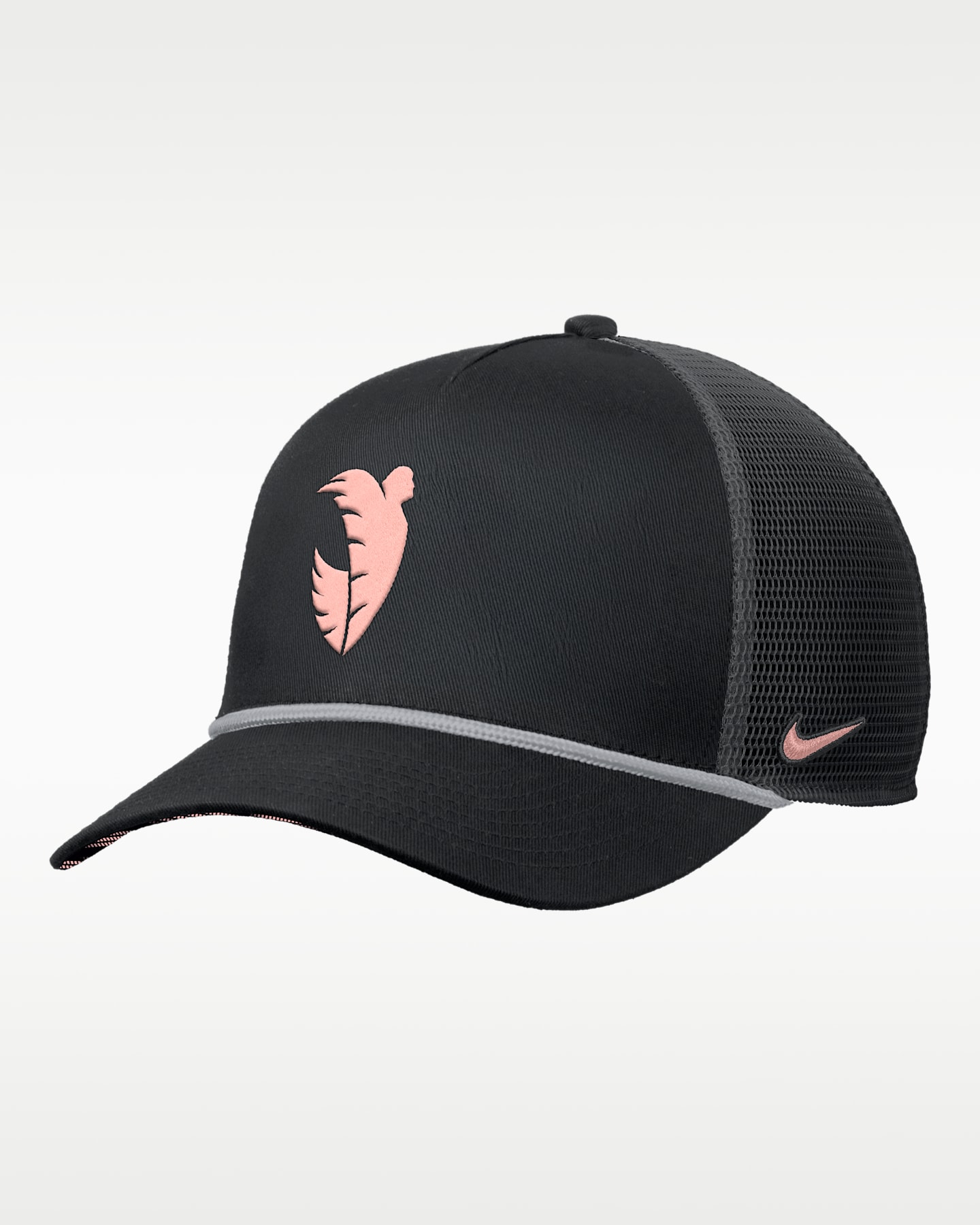 Кепка-тракер Nike Angel City FC Rise с канатом, цвет: Чёрный — фото 3