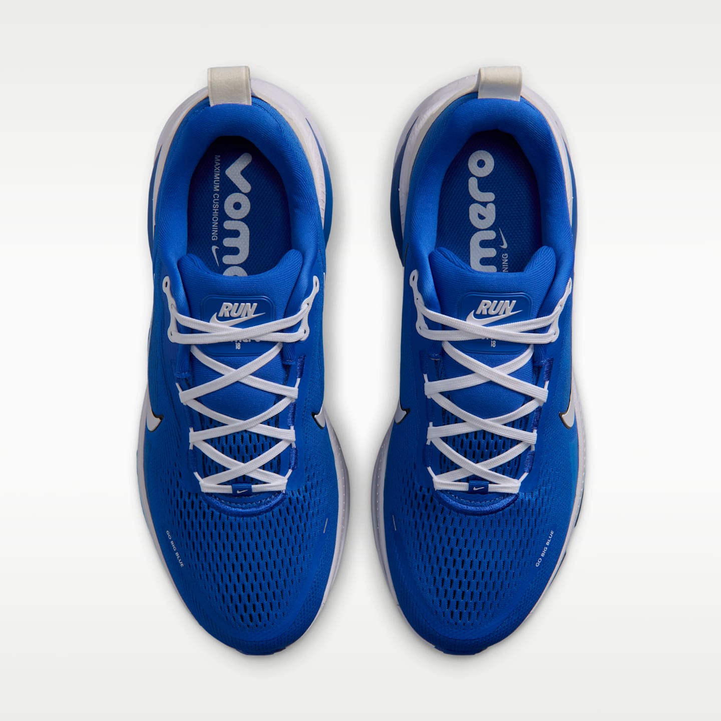 Мужские кроссовки Nike College Vomero 18 (Kentucky) Road Running, цвет: Королевский синий / Чёрный — фото 4