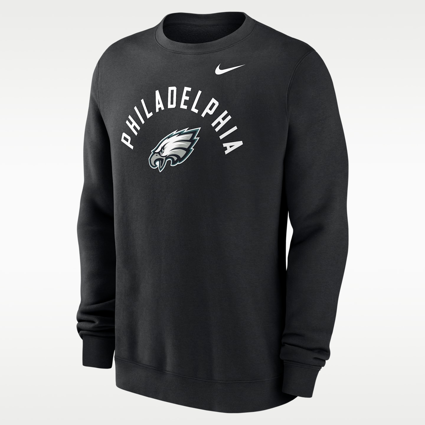 Мужской свитшот Nike Philadelphia Eagles Club NFL, цвет: Чёрный
