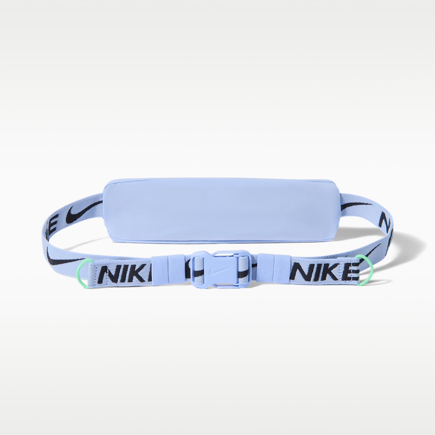 Сумка Nike Slim 4.0 Running Waist Pack, цвет: Серебристый / Зелёный — фото 3