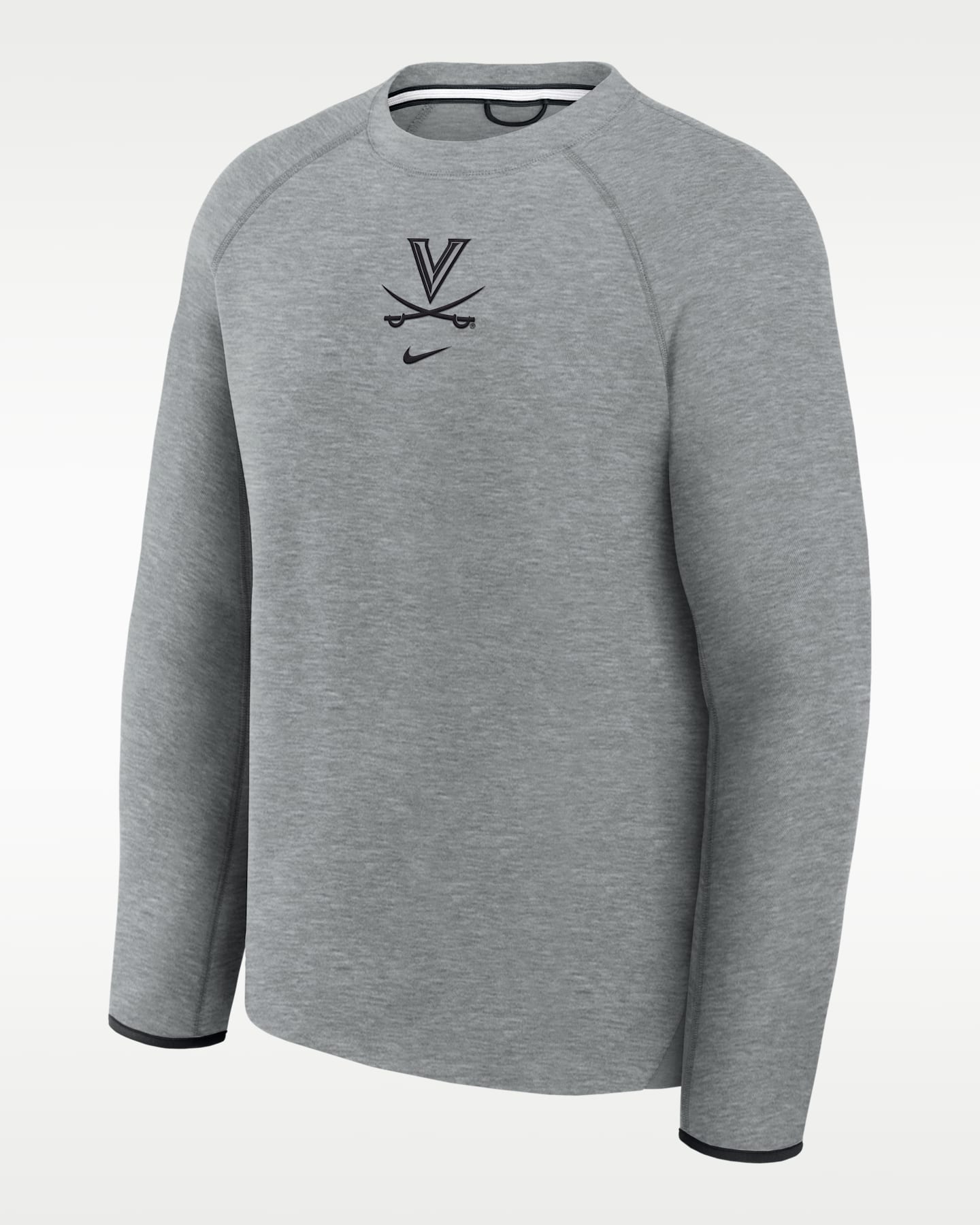Мужская толстовка Nike Virginia Tech Fleece College Soccer, цвет: Серый — фото 2