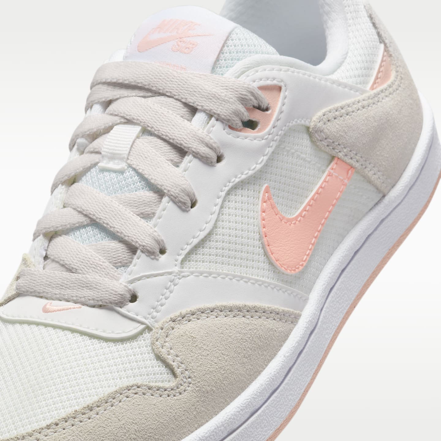 Детские кроссовки Nike SB Alleyoop Skate, цвет: Снежный белый / Белый — фото 7