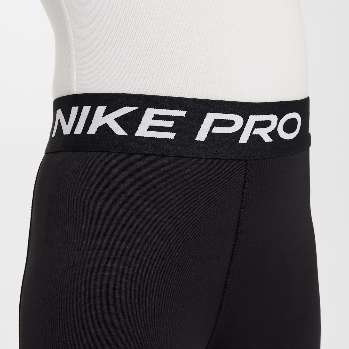 Детские леггинсы Nike Pro Dri-FIT, цвет: Чёрный — фото 3