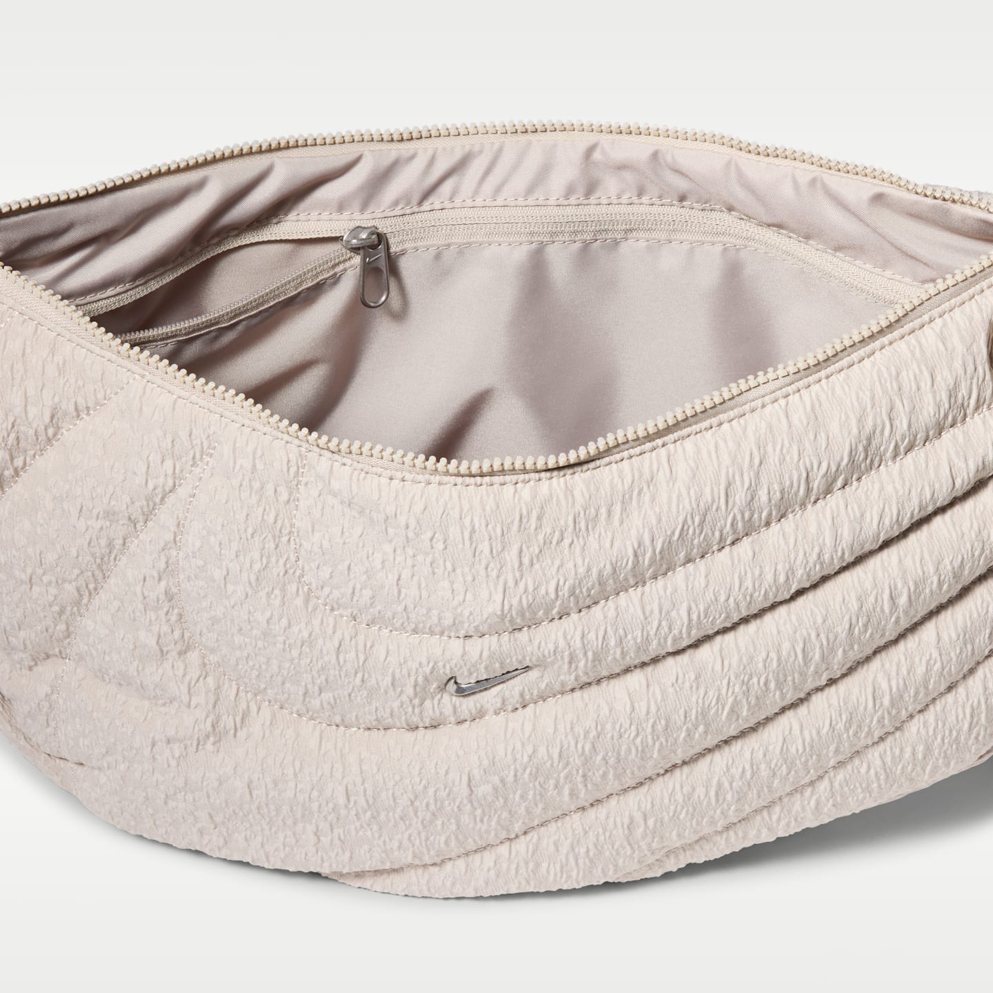 Мужская сумка Nike Aura Crescent Crossbody (11L), цвет: Кремовый / Серебряный — фото 5