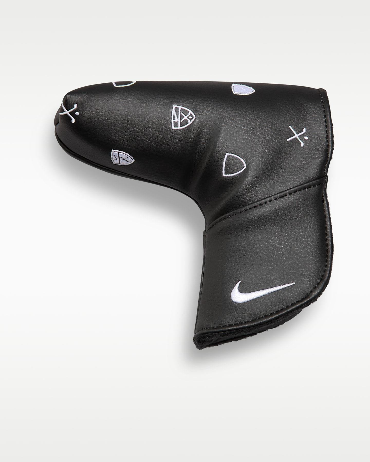 Чехол на клюшку-паттер для гольфа Nike Tour Blade, цвет: Чёрный / Белый — фото 3