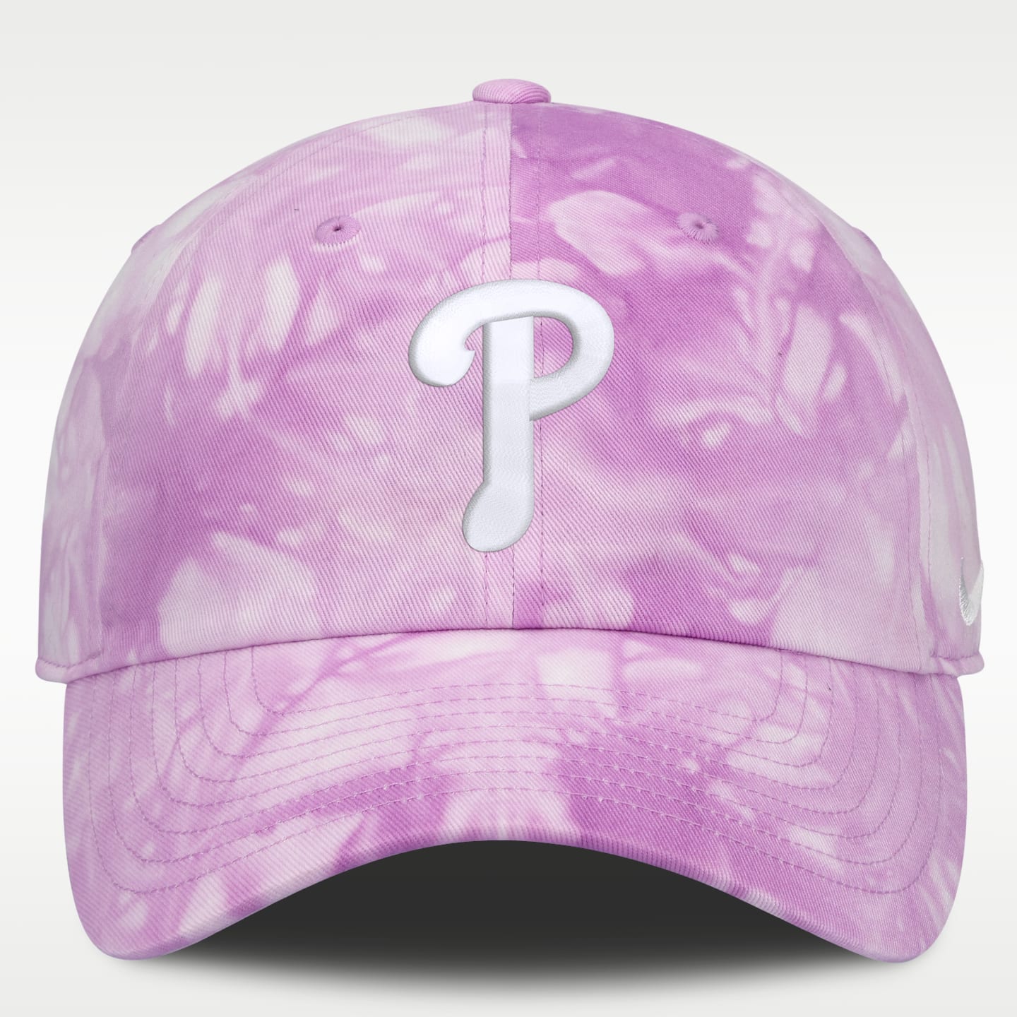 Женская регулируемая кепка Nike Philadelphia Phillies Club MLB, цвет: Розовый / Белый — фото 2