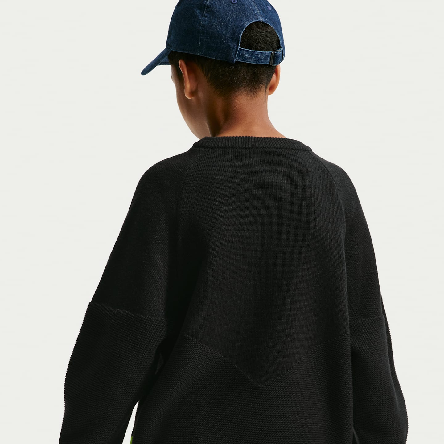 Детский свитер Nike Sportswear Crew-Neck, цвет: Чёрный — фото 5