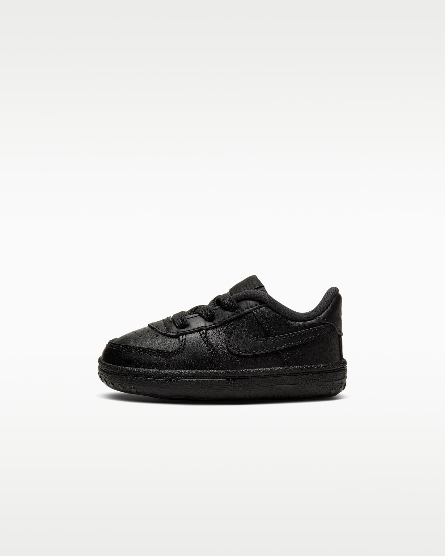 Детские пинетки Nike Force 1 Crib Baby Bootie, цвет: Чёрный — фото 5