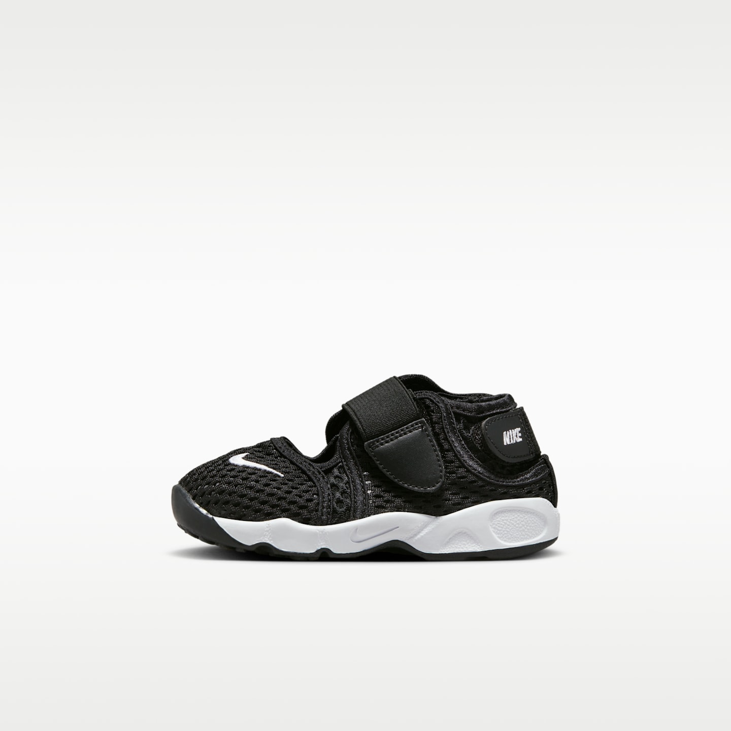 Детские кроссовки Nike Little Rift Baby/Toddler Shoes, цвет: Чёрный / Белый — фото 1