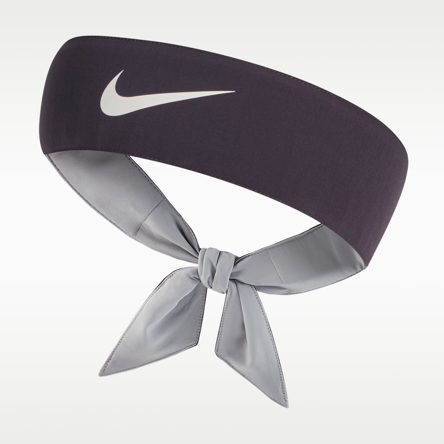 Мужские аксессуары для волос Nike NikeCourt Tennis Headband, цвет: Чёрный / Белый — фото 1