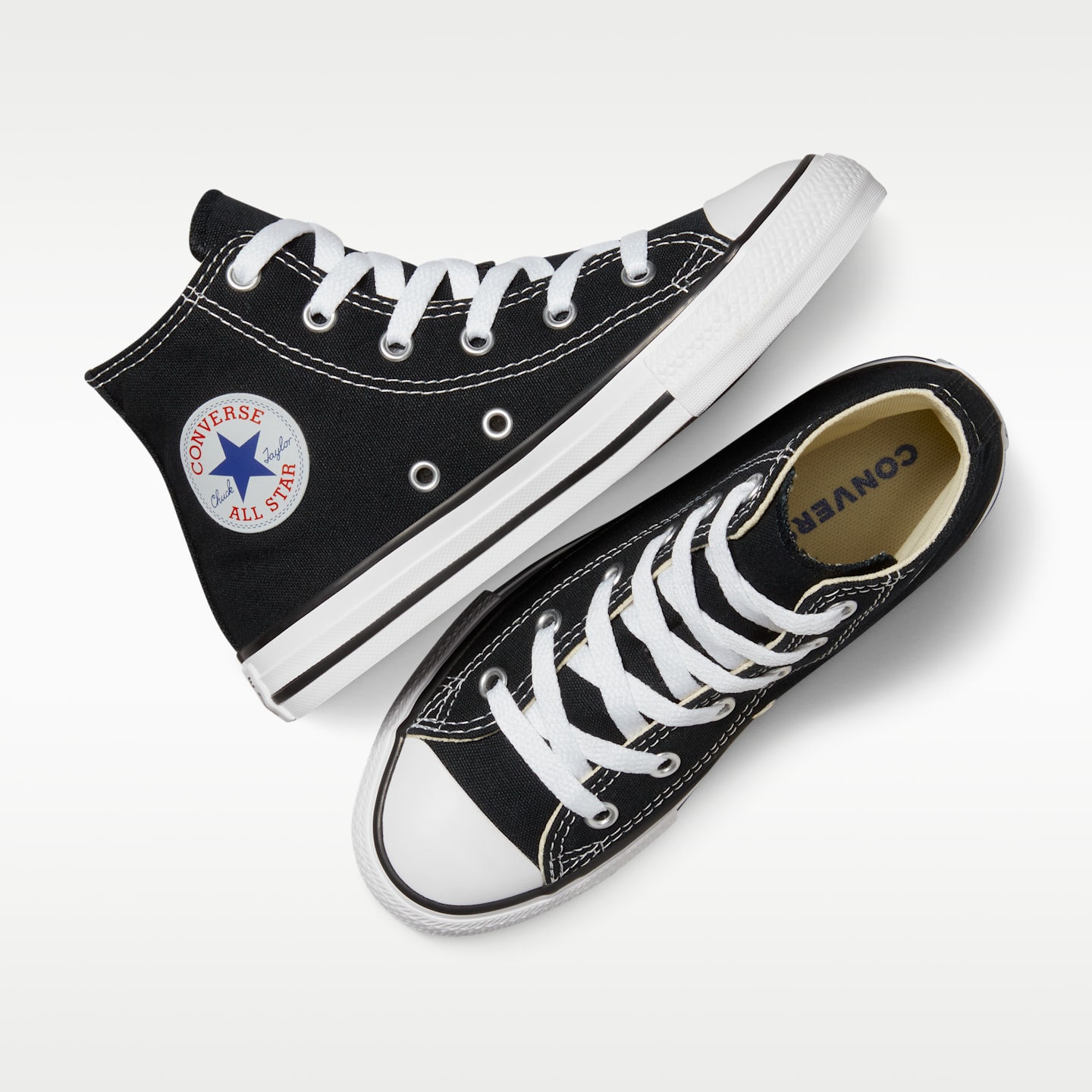 Детские кроссовки Nike Converse Chuck Taylor All Star High Top, цвет: Чёрный — фото 4