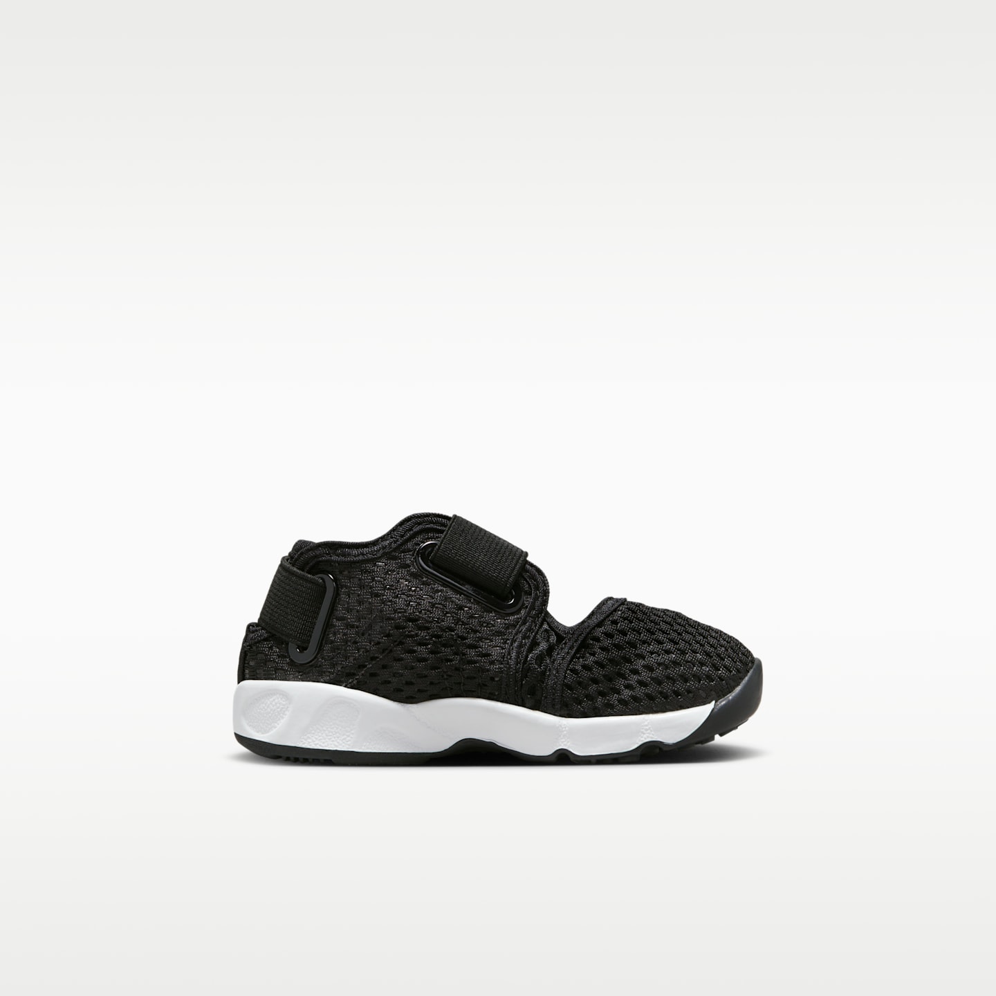 Детские кроссовки Nike Little Rift Baby/Toddler Shoes, цвет: Чёрный / Белый — фото 3