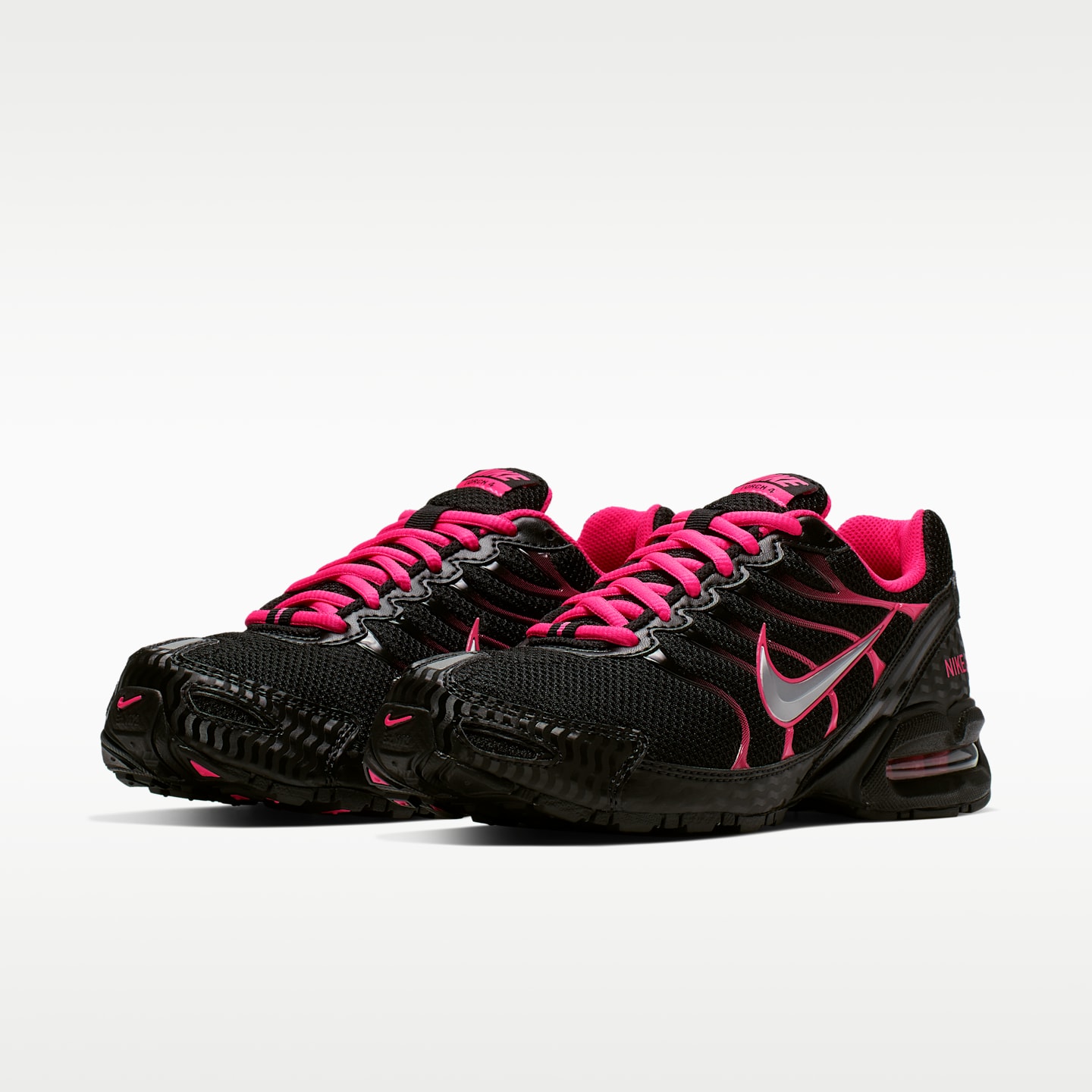 Женские кроссовки Nike Air Max Torch 4 Shoe, цвет: Чёрный / Розовый — фото 5