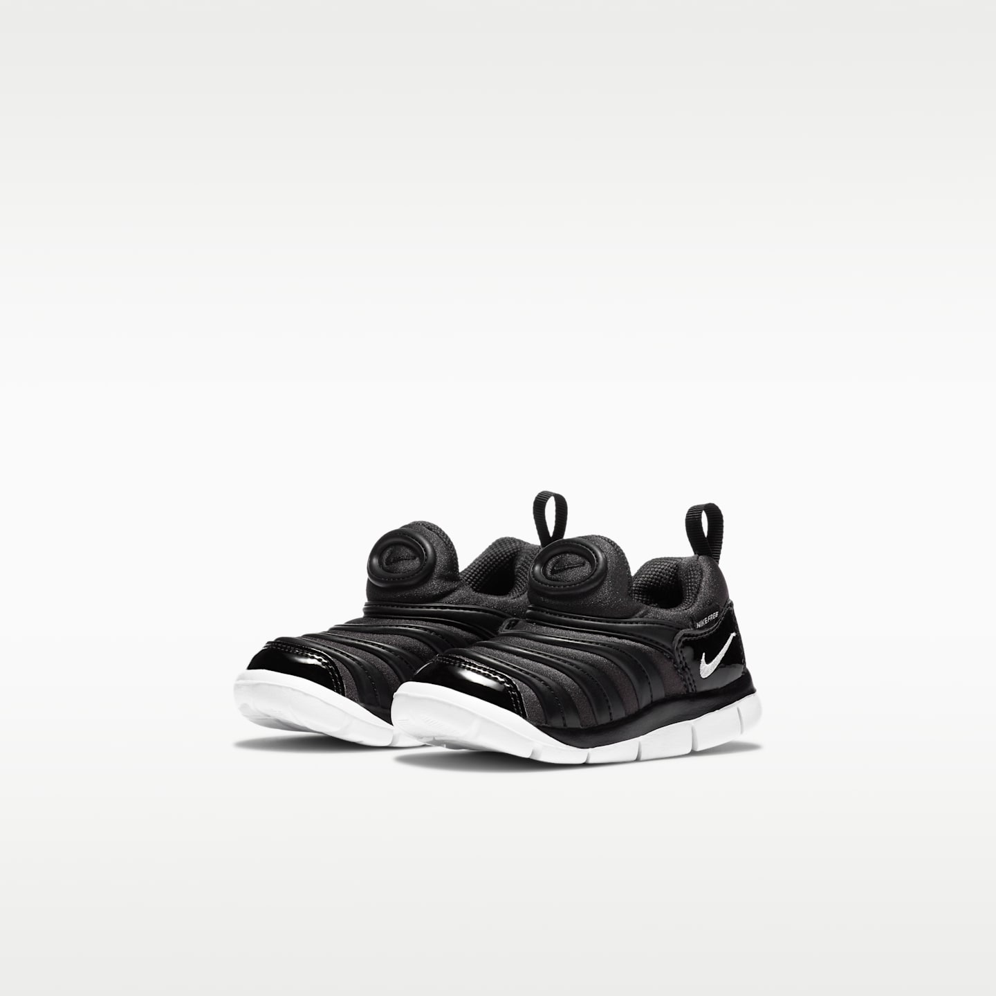 Детские кроссовки Nike Dynamo Free Little Kids' Easy On/Off, цвет: Антрацитовый / Чёрный — фото 5