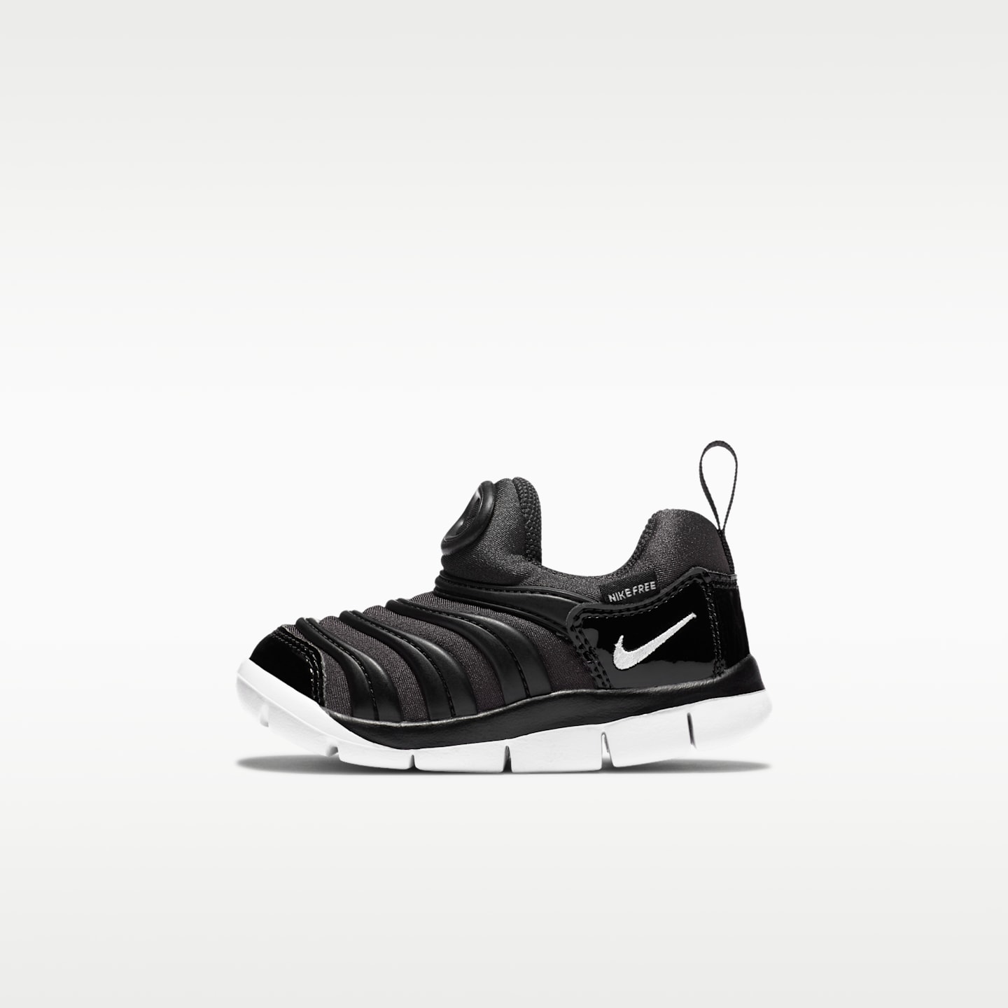 Детские кроссовки Nike Dynamo Free Little Kids' Easy On/Off, цвет: Антрацитовый / Чёрный — фото 1