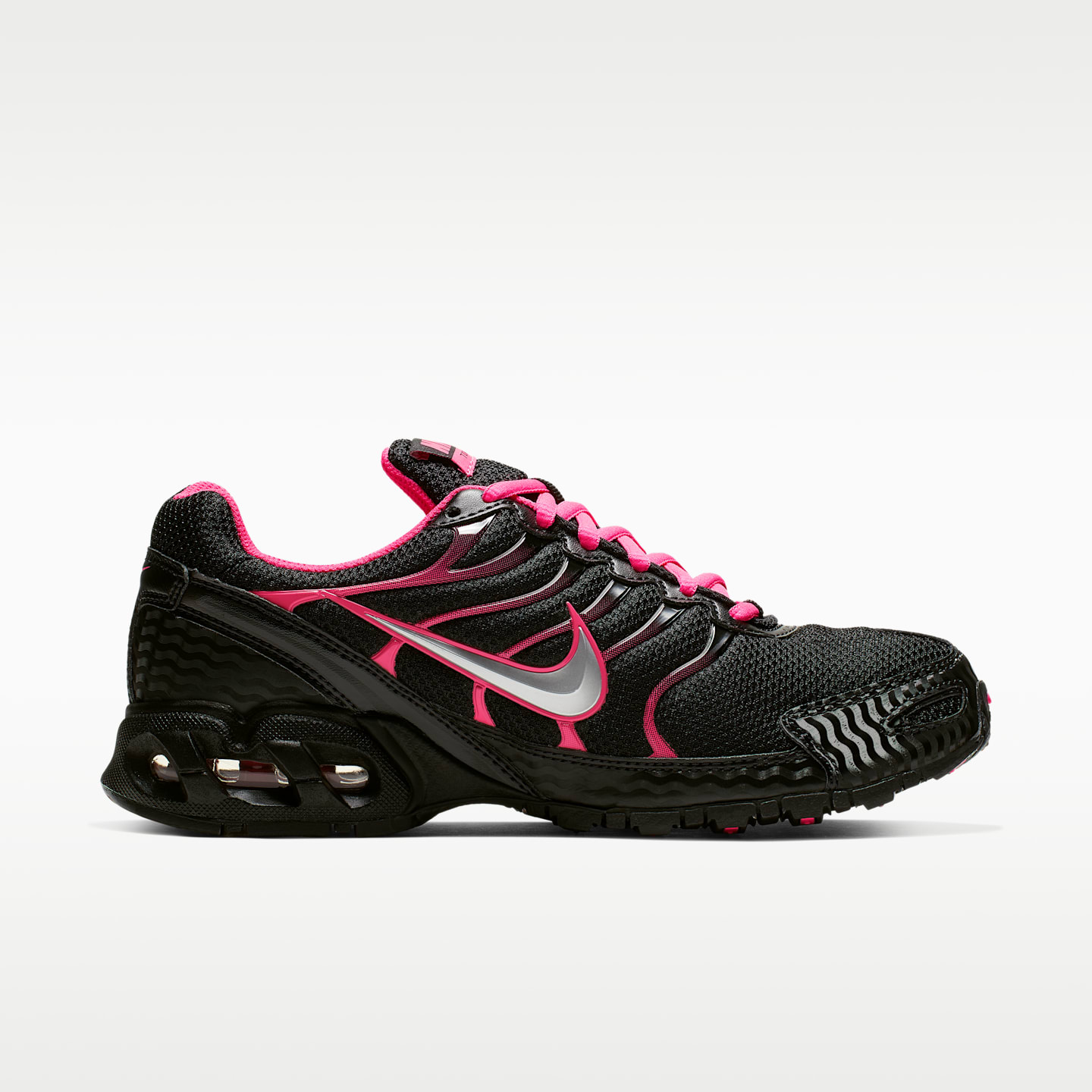 Женские кроссовки Nike Air Max Torch 4 Shoe, цвет: Чёрный / Розовый — фото 3