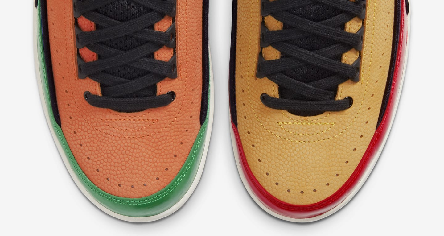 multi color air jordan 2