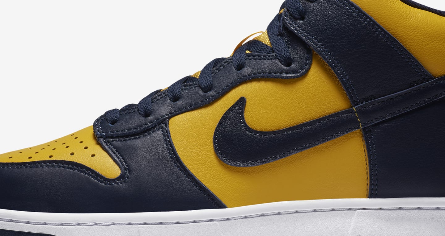 Dunk High Maize And Blue Release Date Nike Snkrs 4483