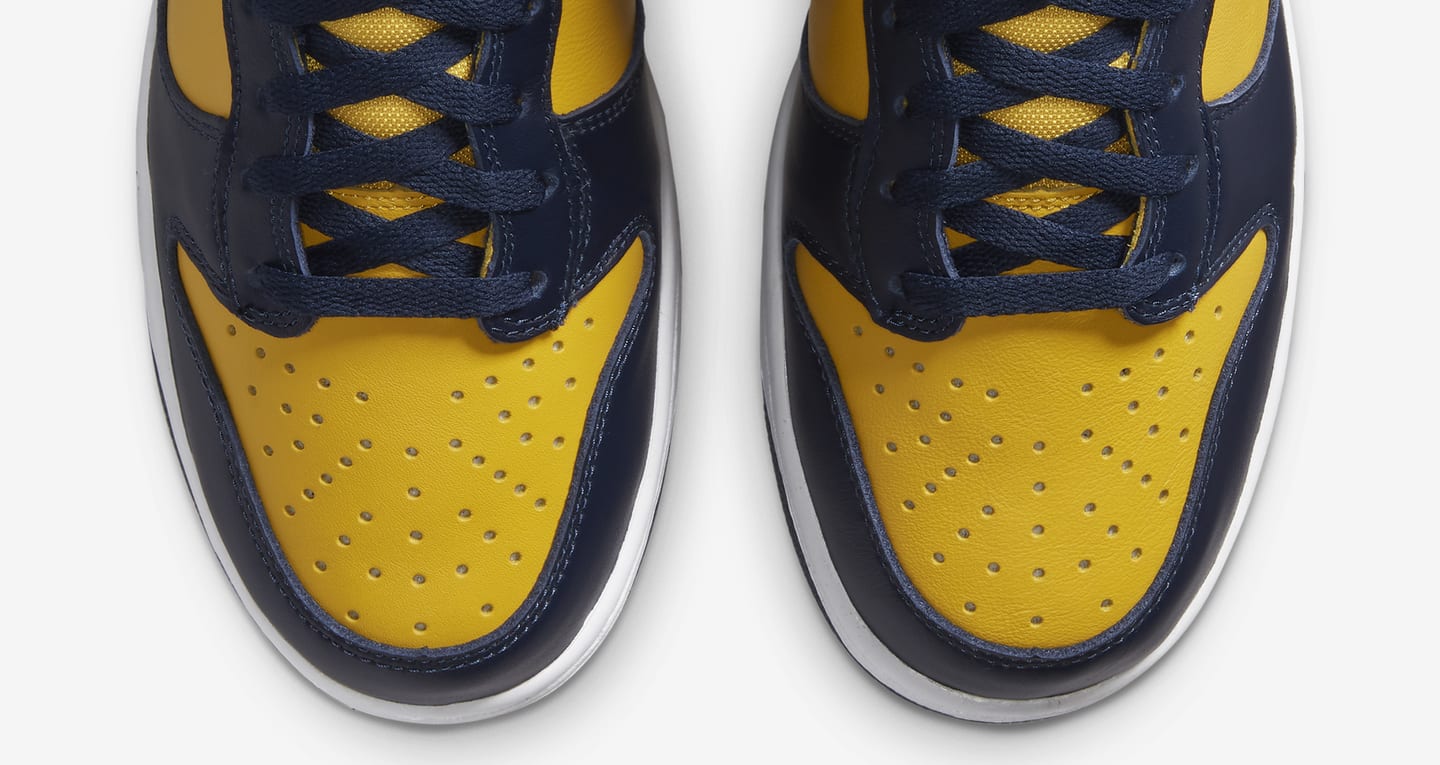 Dunk High Maize And Blue Release Date Nike Snkrs 1690