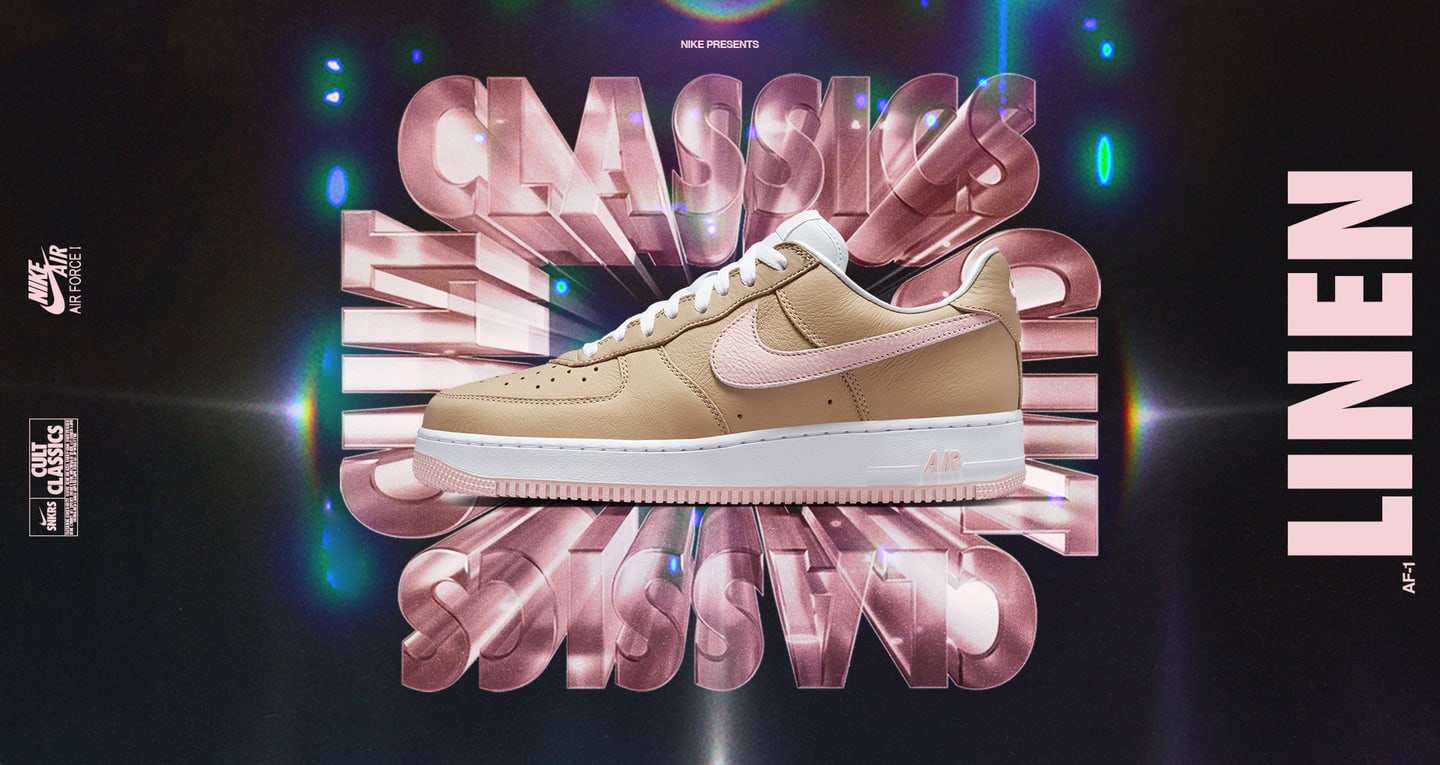 nike air force one linen