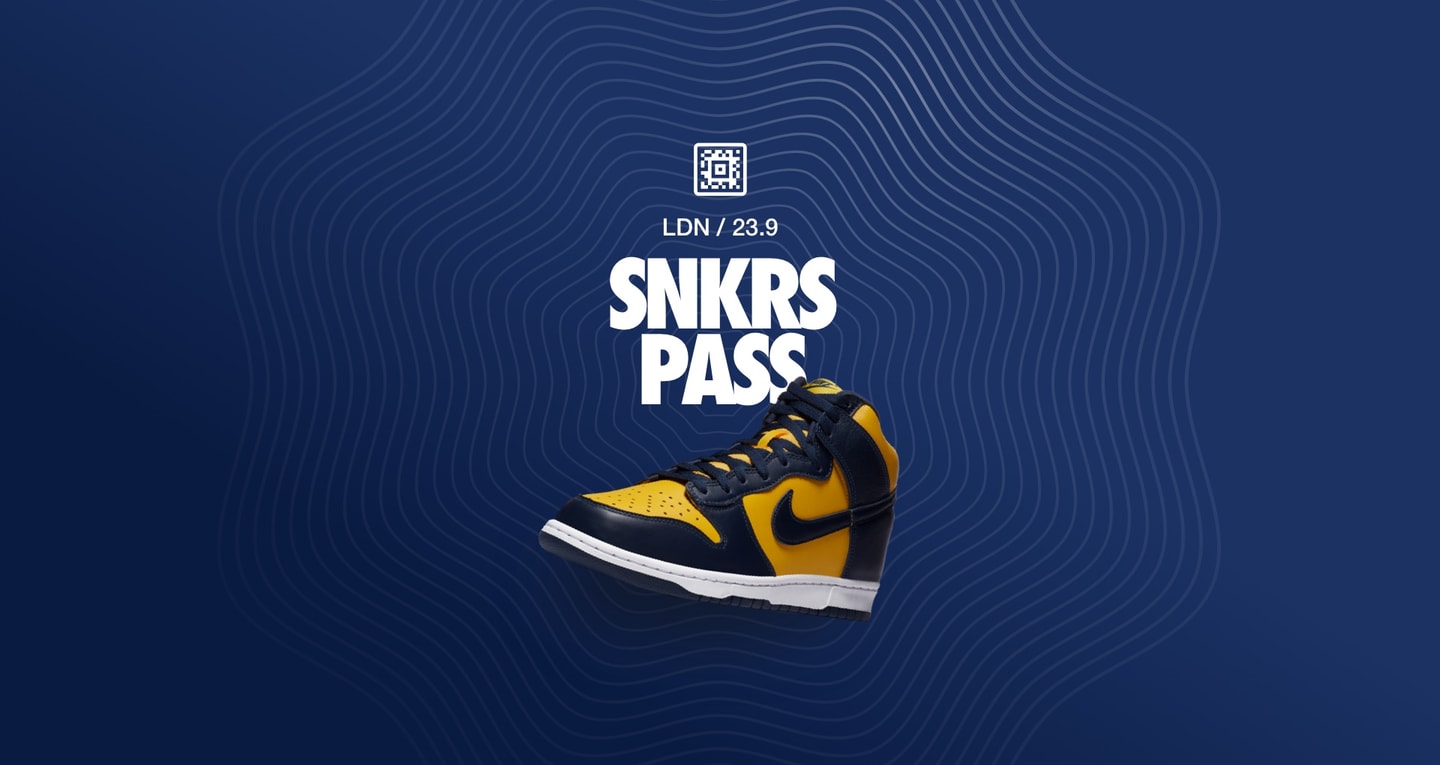 dunk high maize and blue