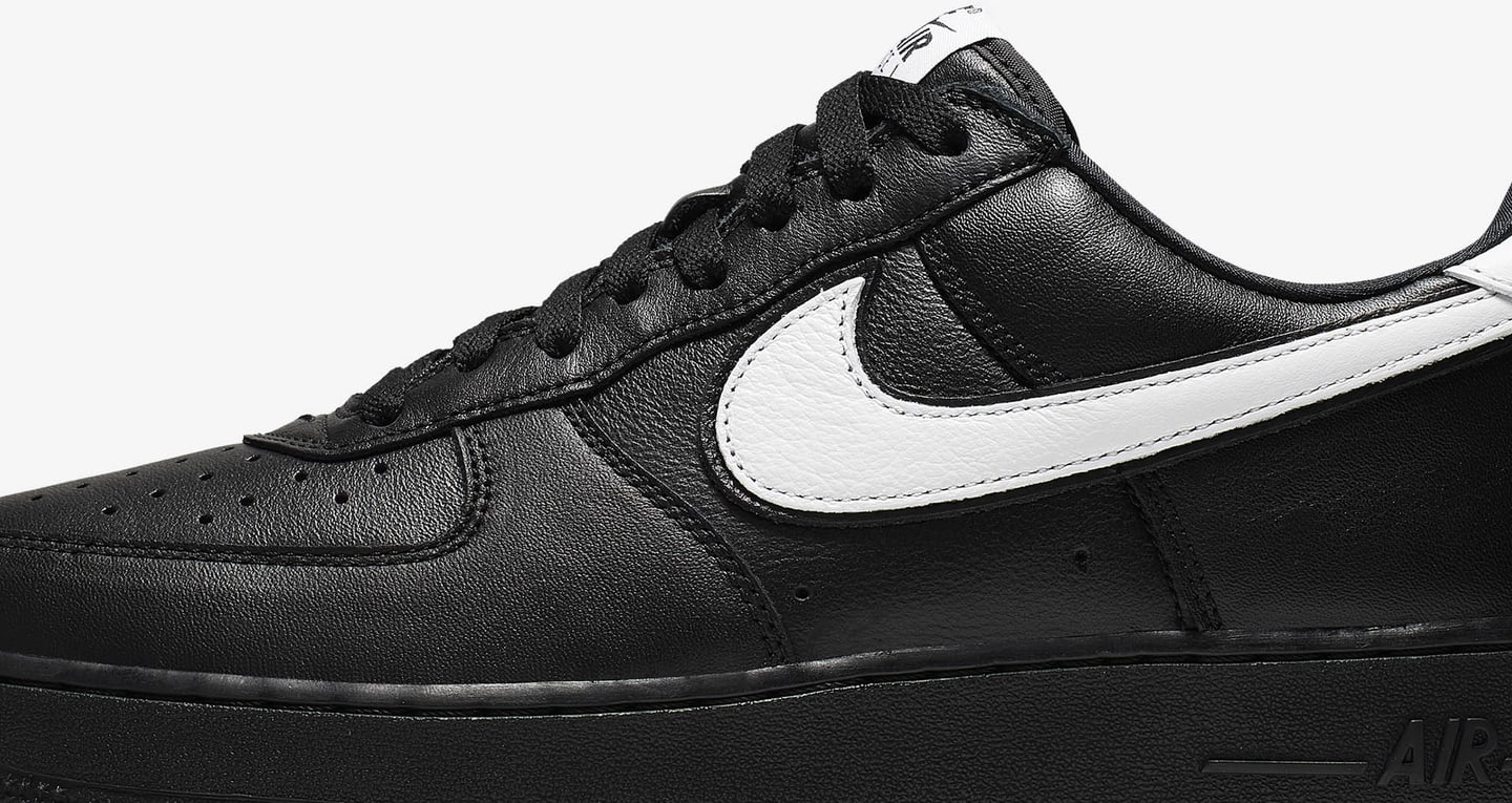 matte black and white air force 1