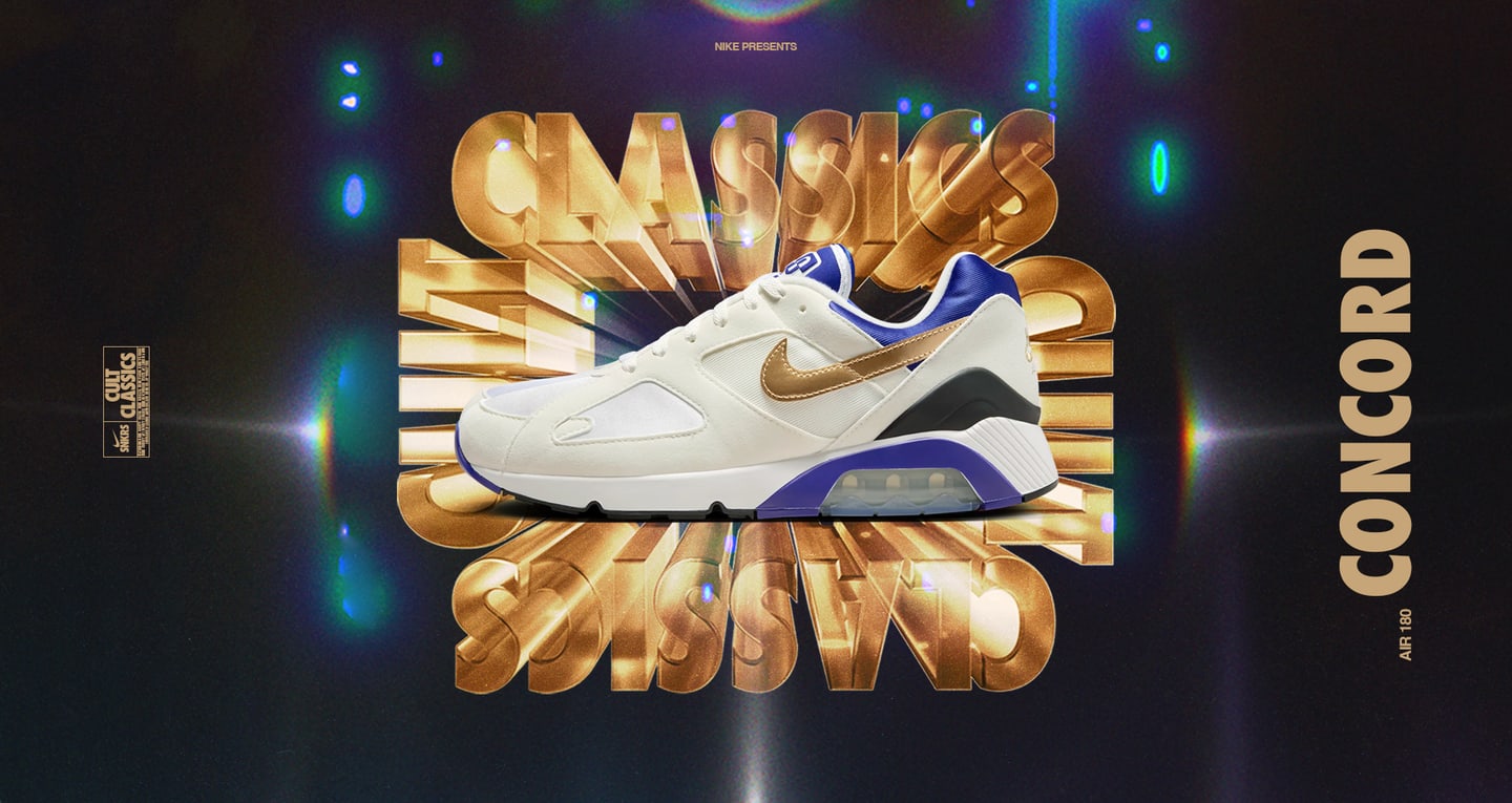 Air 180 'Summit White and Concord' (FJ9259101) release date. Nike SNKRS
