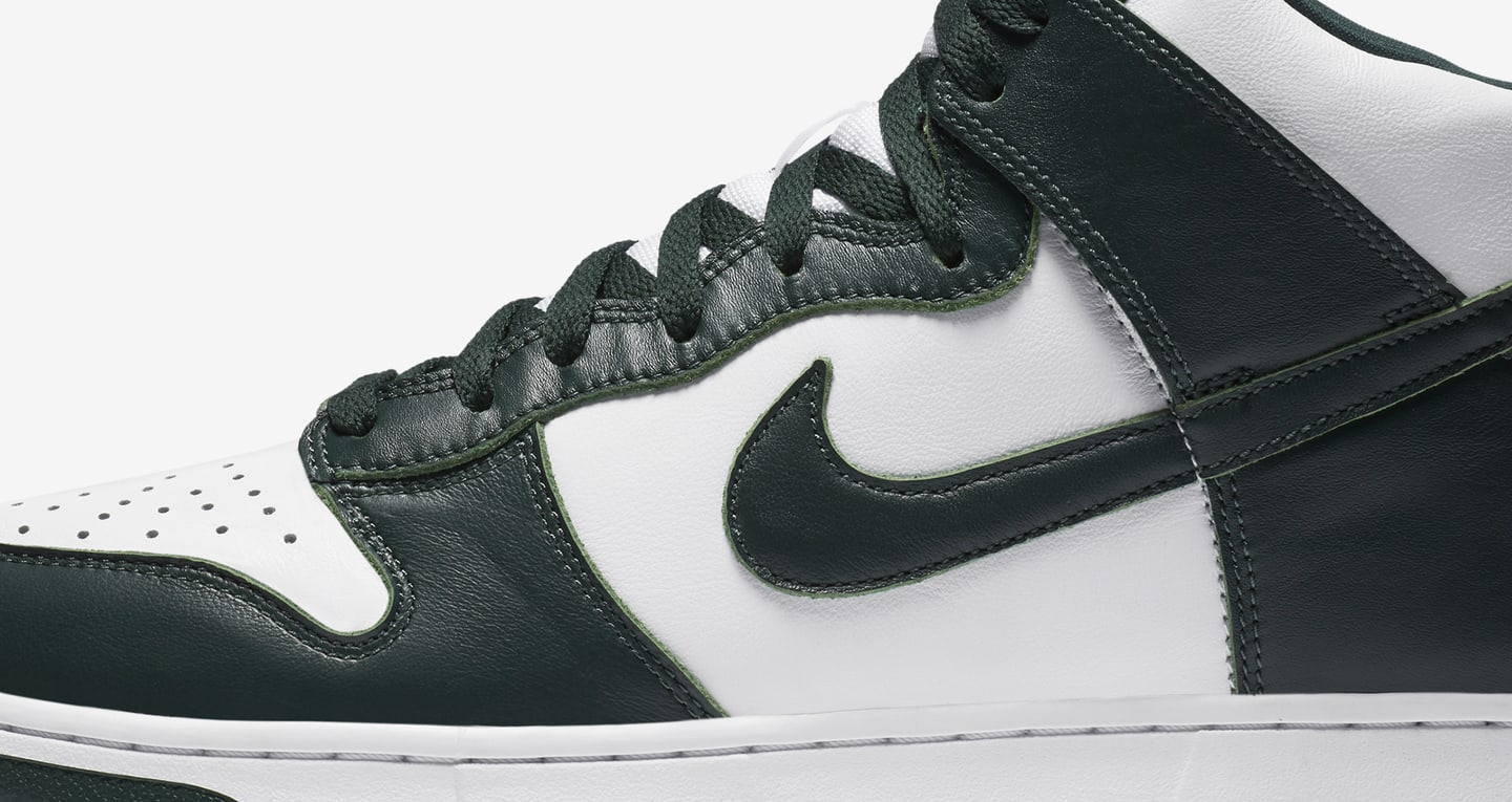spartan green dunk high