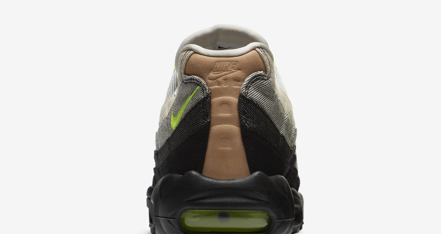 denham x nike air max 95 black volt