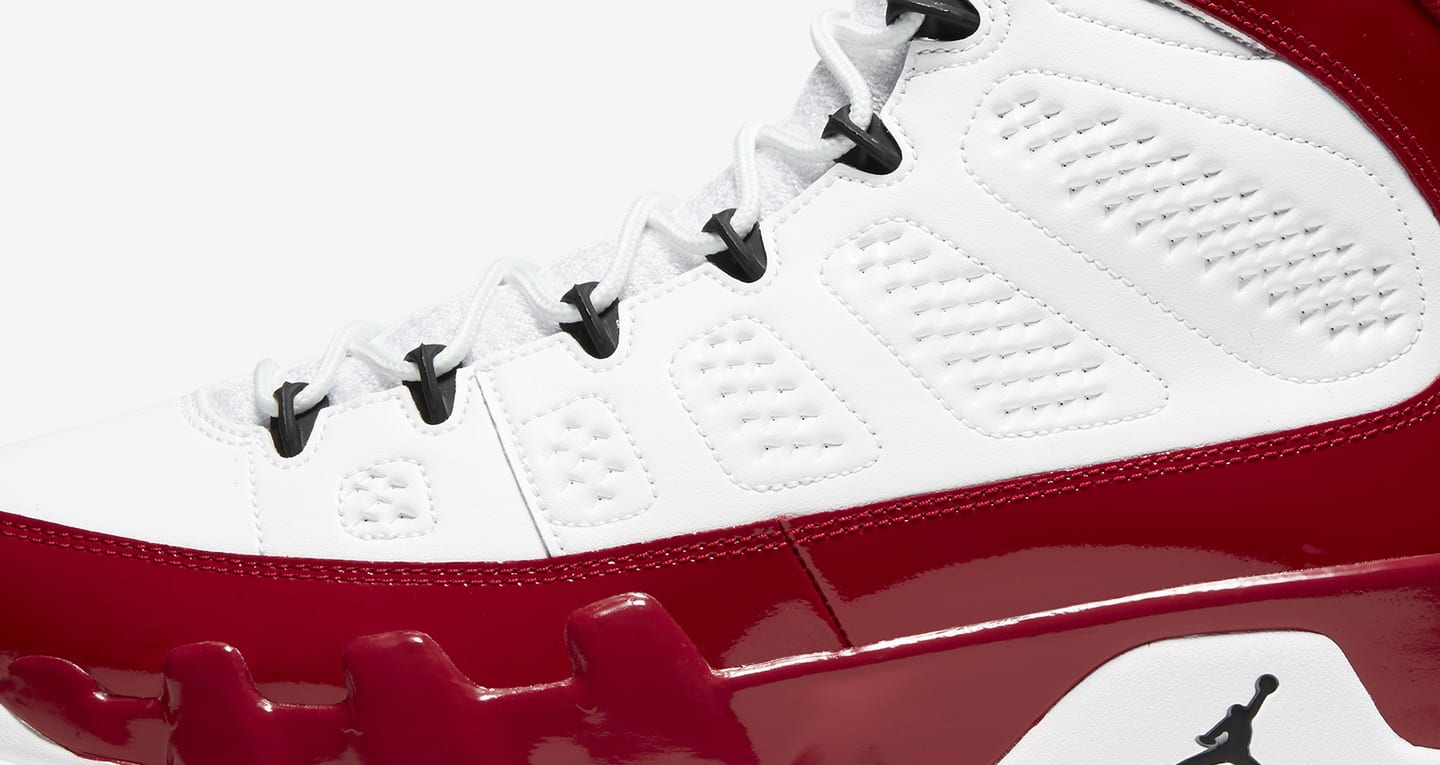 red and white jordan 9 mens