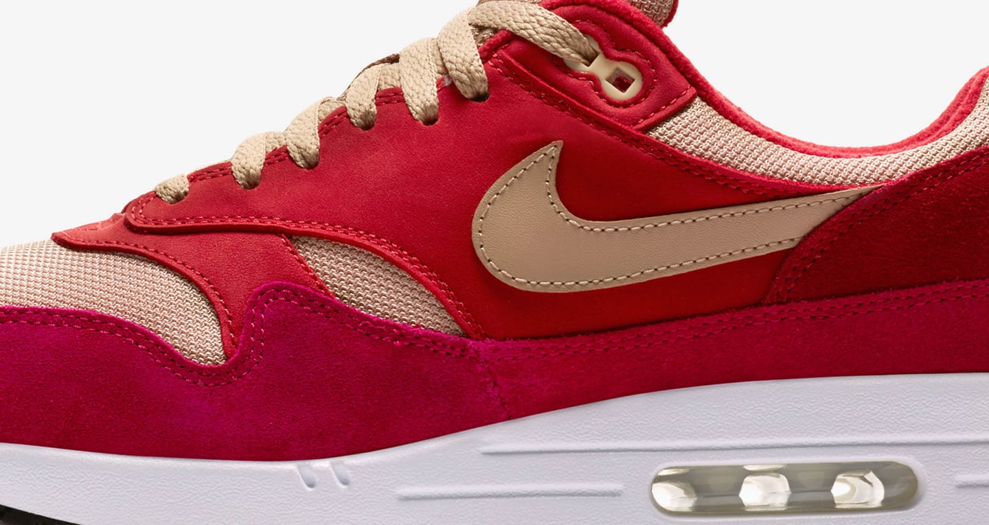 atmos x nike air max 1 red curry