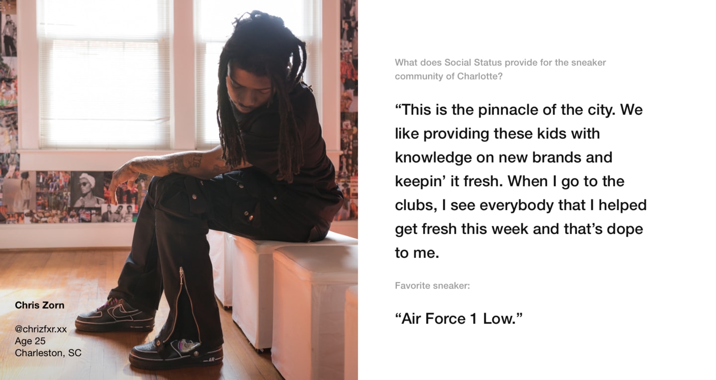 Talking Shop Social Status Charlotte. Nike SNKRS