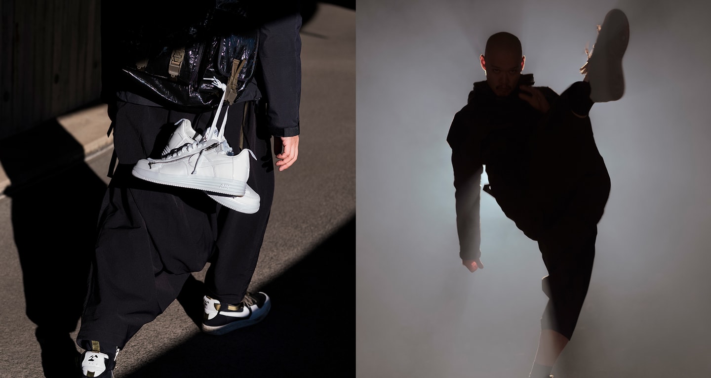 À l'origine du design Lunar Force 1 Acronym. Nike SNKRS