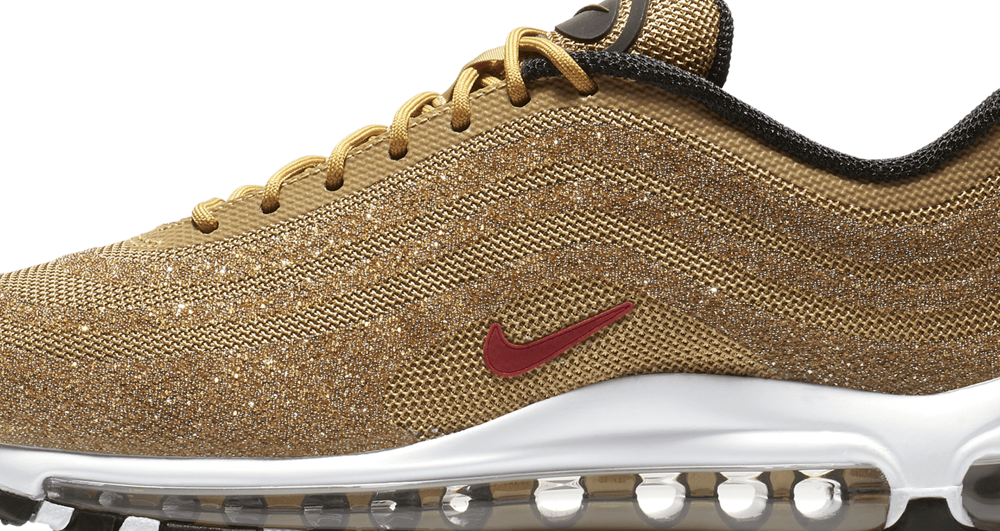womens air max 97 gold swarovski crystal