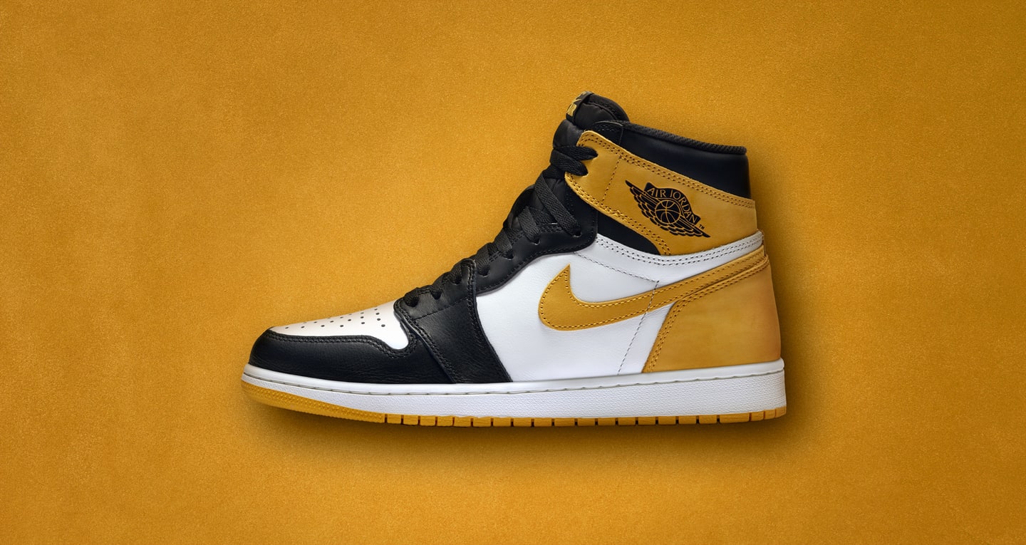 Air Jordan 1 'Summit White & Yellow Ochre & Black' Release Date. Nike SNKRS