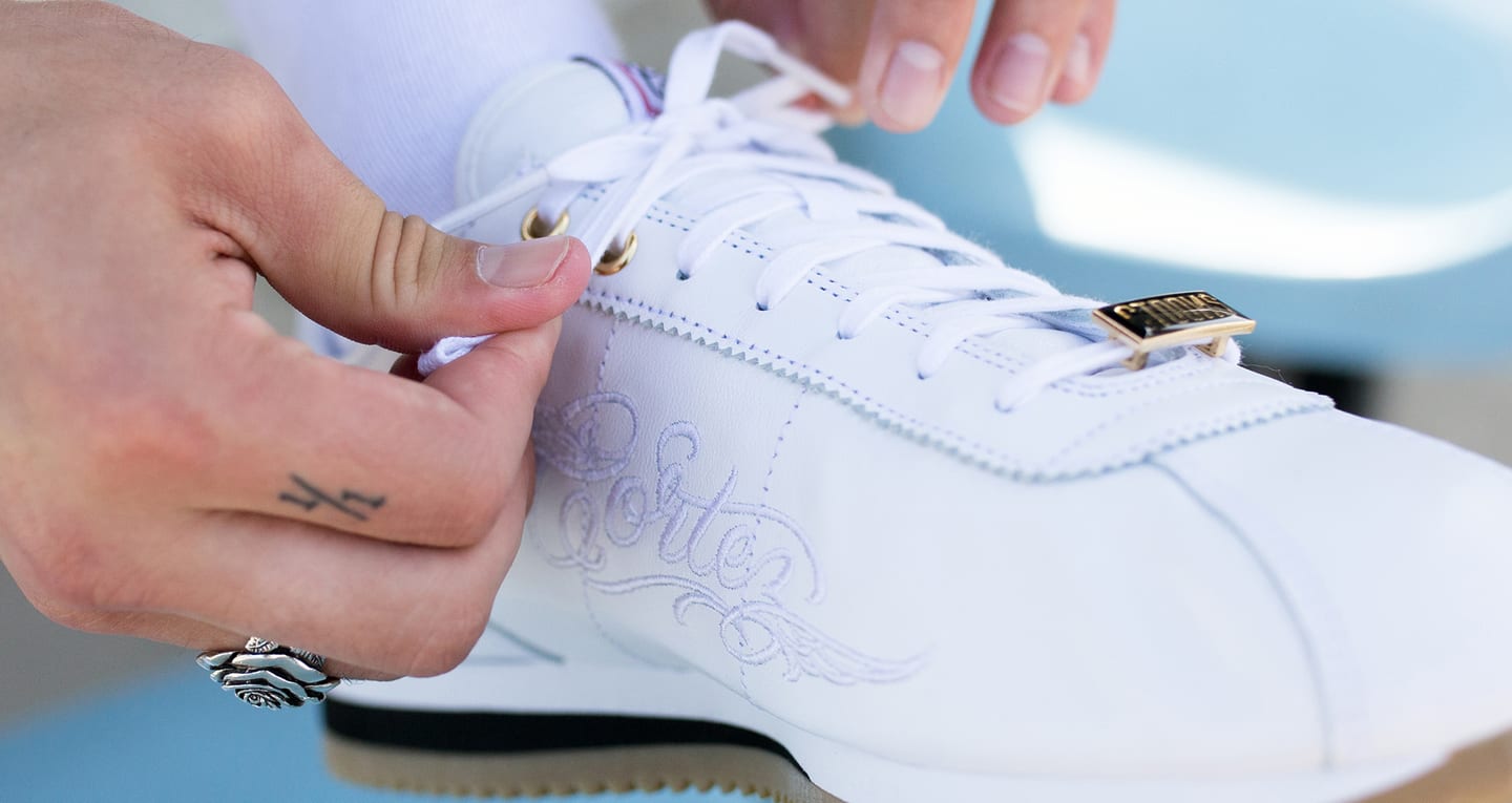 Behind the Design Mister Cartoon x Nike Cortez. Nike SNKRS