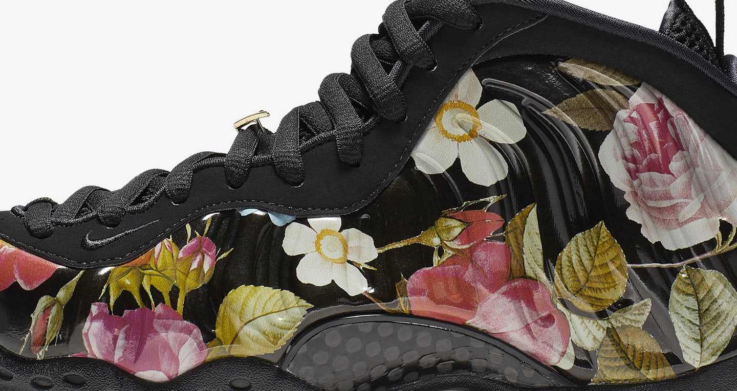 foamposite one floral