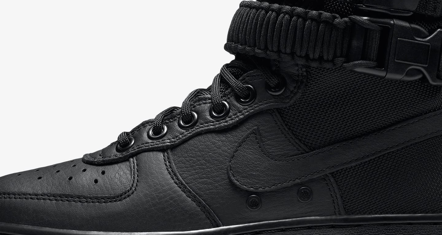 Nike Women's SF AF-1 'Triple Black' Release Date. Nike SNKRS