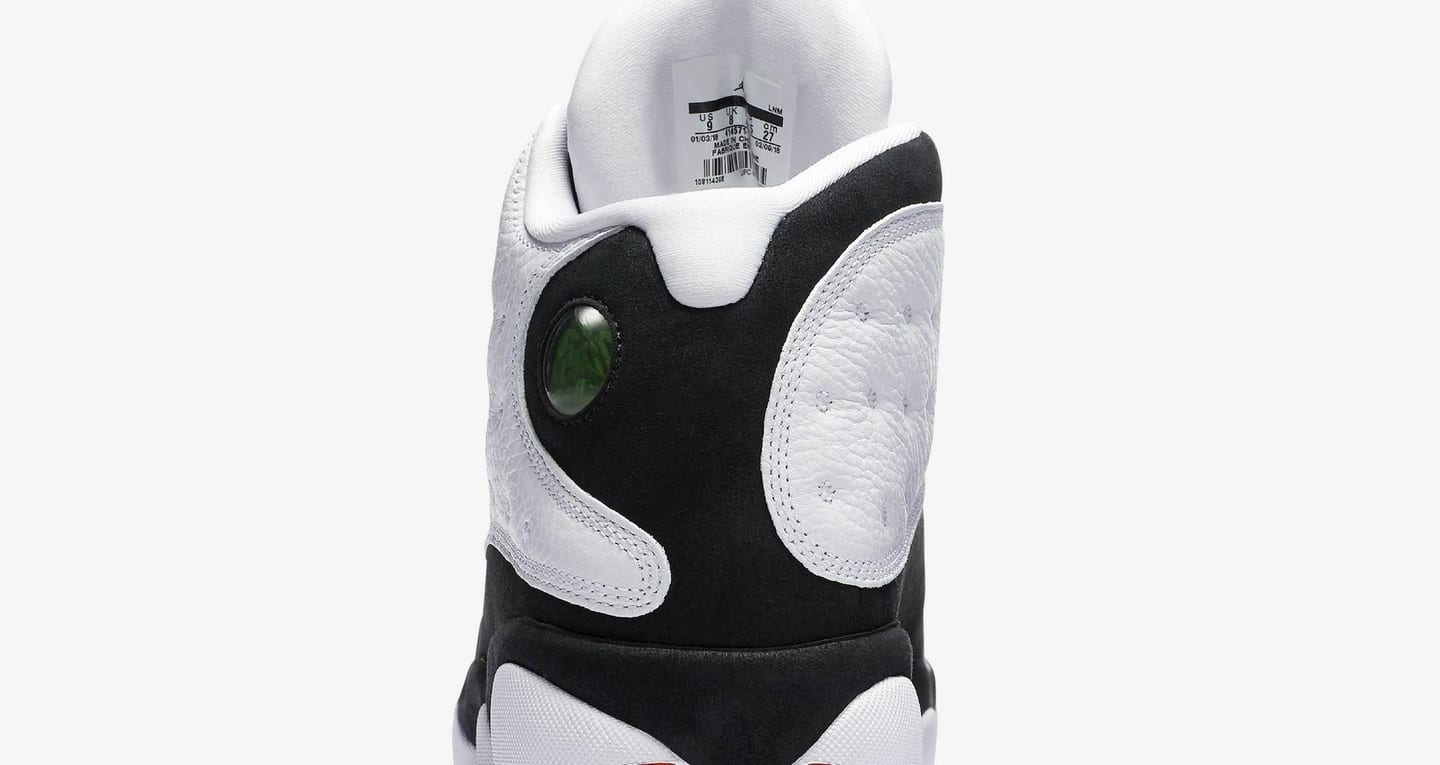 white true red black retro 13