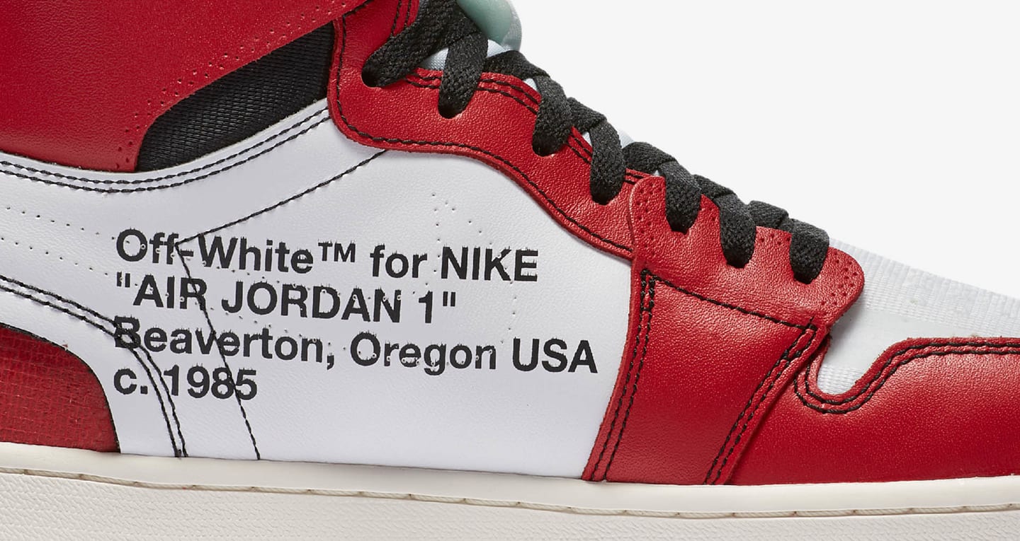 The Ten Air Jordan 1 'Off White' Release Date. Nike SNKRS