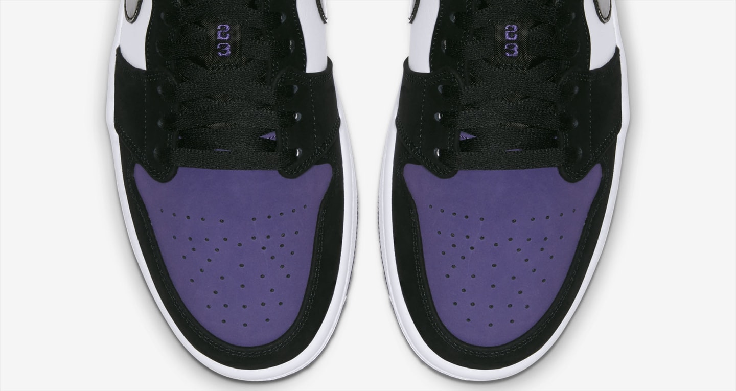 low court purple jordan 1